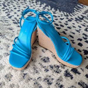 Marc Fisher Zeki Wedge Sandals, NWOT